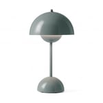 Dansk designer blomkruka bärbar bordslampa VP9 bordslampa（laddning Stone Blue Stone Blue 18*30CM