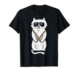 Cat Drumstick Rock Music Drumming Animal Pet Drummer Gift T-Shirt