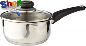 Morphy  Richards  970122  Equip  20Cm  Pouring  Saucepan  with  Glass  Lid ,  St