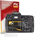 atFoliX 3x Film Protection d'écran pour Pentax K-5 IIs mat&antichoc