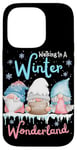 iPhone 14 Pro Walking In A Winter Wonderland Three Gnome Funny Christmas Case