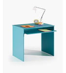 Habitdesign 002314A Bureau pour Ordinateur avec Plateau Extensible 90 x 79 x 54 cm Bleu