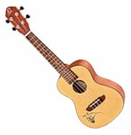 Ortega Guitars Concert Ukulele Lefthanded – Acoustic – Bonfire Series – Spruce, Sapele, Natural (RU5L)