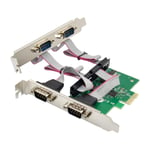 MicroConnect seriell adapter - PCIe 2.0 - RS-232 x 4