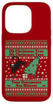 iPhone 14 Pro Oh Christmas Tree Ugly Christmas Sweater cat Funny cat lover Case