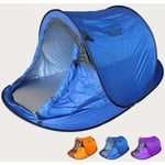 Beach And Garden Design - Tente 2 places de plage camping protection uv tendafacile xl Couleur: Bleu