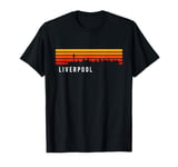 Retro Liverpool Shirt UK Liverpool Cityscape Skyline British T-Shirt