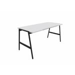 Bureau droit individuel Allan Blanc, nebraska ou timber 75 cm ALTO : bureau D160x70/H75/cpl blanc