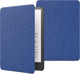 Coque De Protection Compatible Avec 6,8 Pouces Kindle Paperwhite 11e Gén (Modèle 2021), Étui Pliable Pour Kindle Paperwhite Édition Signature Tablette, Auto Réveil/Veille, Indigo