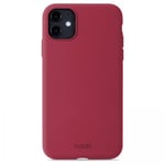holdit iPhone 11 Skal Silikon Red Velvet