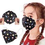 50Pc 𝐌𝐀𝐒𝐐𝐔𝐄 Enfant de Visage Jetable Bandana imprimé,Sport Anti-poussière Les Extérieurs,respirant à trois couches Non-tissé impression bandeaux pour Fille et Garçon,Usage quotidien (30PC/G)