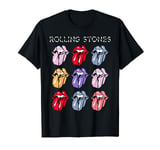 Official The Rolling Stones HD Multi Color Tongue T-Shirt