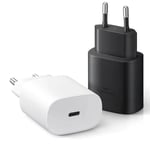 25W supersnabb laddningshuvud lämpligt för Samsung Note10/s10/s20 mobiltelefon PD-laddare Typ-C-port white Charger