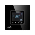 PNI Thermostat intelligent CT26B WiFi, chauffage électrique au sol ou groupe de pompage, capteur de sol inclus, 10A, montage encastré, contrôle depuis l'application Tuya Smart, programmation quoti