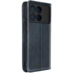 Fodral till Xiaomi Poco X6 Pro plånboksställ Mosaikmönster Midnight Blue Blå