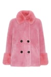 Fiona Wool Coat Short - Pink