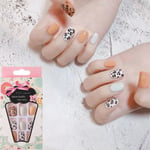 Tool Artificial Fake Nails Wearable Leopard Round Head False Nails Nail Tips