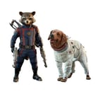 Figurine Hot Toys Mms708 - Marvel Comics - Guardians Of The Galaxy Vol.3 - Rocket & Cosmo