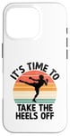 Coque pour iPhone 16 Pro It's Time To Take The Heels Of Kickboxing Kickboxer