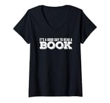 Womens It's A Good Day To Read A Book V-Neck T-Shirt