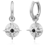 ANIA HAIE SILVER ASTROLABE CHARM EARRINGS E059-20H