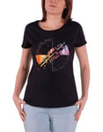 Pink Floyd T Shirt Machine Greeting Orange Official Womens Skinny Fit Black