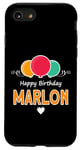 Coque pour iPhone SE (2020) / 7 / 8 Joyeux anniversaire en disant Marlon