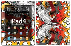 Nexgen Skins IPAD40009 Iron Eagle 3D Dimensional Skin Case For Apple iPad 2/3/4