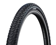 Schwalbe Marathon Mondial Tyre, Black/Reflective, V-Guard Folding, 28x2.25 (57-622)