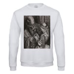 Sweat Shirt Homme Barbe Bleu Conte Gustave Dore Bible Gravure