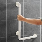 Einfeben - Barre d'Appui Douche de securite de soutien 40x60cm poignee Porte-serviettes pour Salle de Bain Baignoire 304 Inox