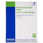 Lot d'encre et papier photo Epson Enhanced Matte Paper, DIN A2, 192 g/m², 50