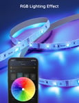 Smart WiFi RGB LED Strip Lights 10m - App Control, Music Sync, Alexa Compatible