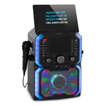 Karaoke Machine Bluetooth System Party Speakers LED Light USB CD Player Display