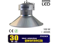 Nvox Industriell Led-Lampa 100W High Bay Bubbla 4000K Neutral 10000Lm