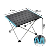 Table De Camping Pliante Portable Ultralégère",Bureau Extérieur Pliable,Alliage D'aluminium Haute Résistance,Fête De Jardin,Pique-Nique,"Barbecue - Type Size M #B