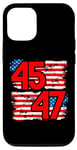 Coque pour iPhone 12/12 Pro 45 47 Trump 2024, Trump President 45 47, 45 47 Chemise pour homme