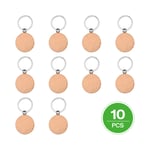 xTool Wooden Keychain Round - 10 pcs