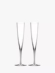 Waterford Crystal Elegance Glass Champagne Trumpets, 170ml, Set of 2, Clear