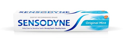 3 x Sensodyne Original Mint Toothpaste 75ml