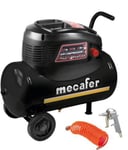 Compresseur horizontal Mecafer 24L 1,5HP + accessoires