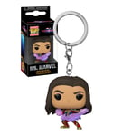 Funko Pocket Pop!: The Marvels - Ms. Marvel Bobble-head Vinyl Figure Keychain