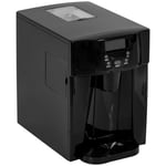 HOMCOM Ice Maker Machine and Water Dispenser No Plumbing Required Black