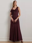 Lauren Ralph Lauren Nulia Sleeveless Dress, Pinot Noir