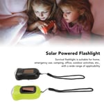 Hand Crank Flashlight 2 Pcs Solar Powered Flashlight For Home