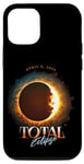 Coque pour iPhone 15 Pro 8 avril 2024 Total Eclipse T-shirt Eclipse solaire