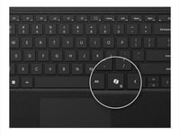 Surface Pro Keyboard - CoPilot knapp - Nordisk - Svart