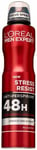 New L'Oreal Men Expert Anti-Perspirant Deodorent Body Spray Stress Resist 250ml