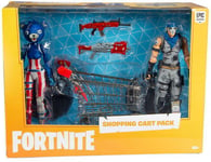 Coffret collector Fortnite shopping cart pack action figures Mac Farlane toys