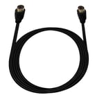 Halokny S-Video Cable Mini Din 4-Pin S Video Cable Male to Male Gold Plated Connector for Player Camcorders Laptops Transfer Video to TV or Monitor Connection Cable (10Ft/3m)